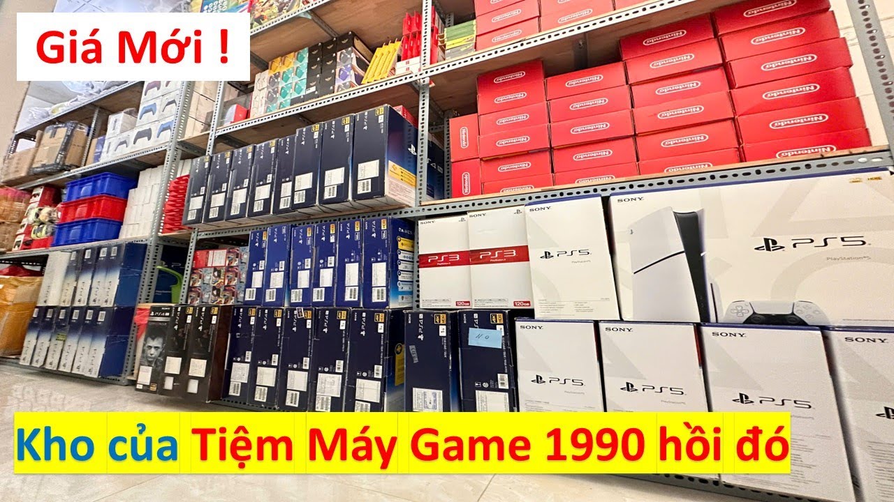 Báo Giá Nintendo Switch và Playstation tại Tiệm Máy Game 1990 hồi đó. Trà Bình Tân