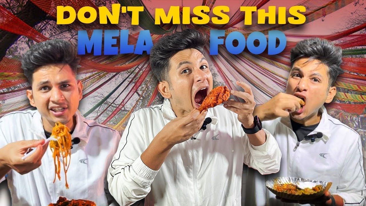 Eating Food Items At Indian Mela | Pramod Rawat