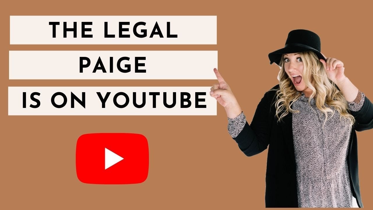 The Legal Paige is on Youtube