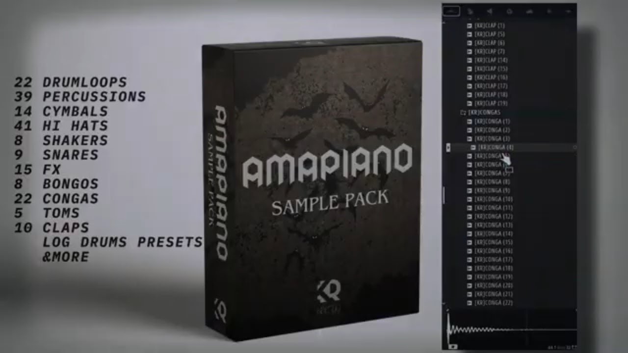 🔥[FREE] Amapiano Sample Pack 2026 — Drum Loops, Log Drum & MIDI