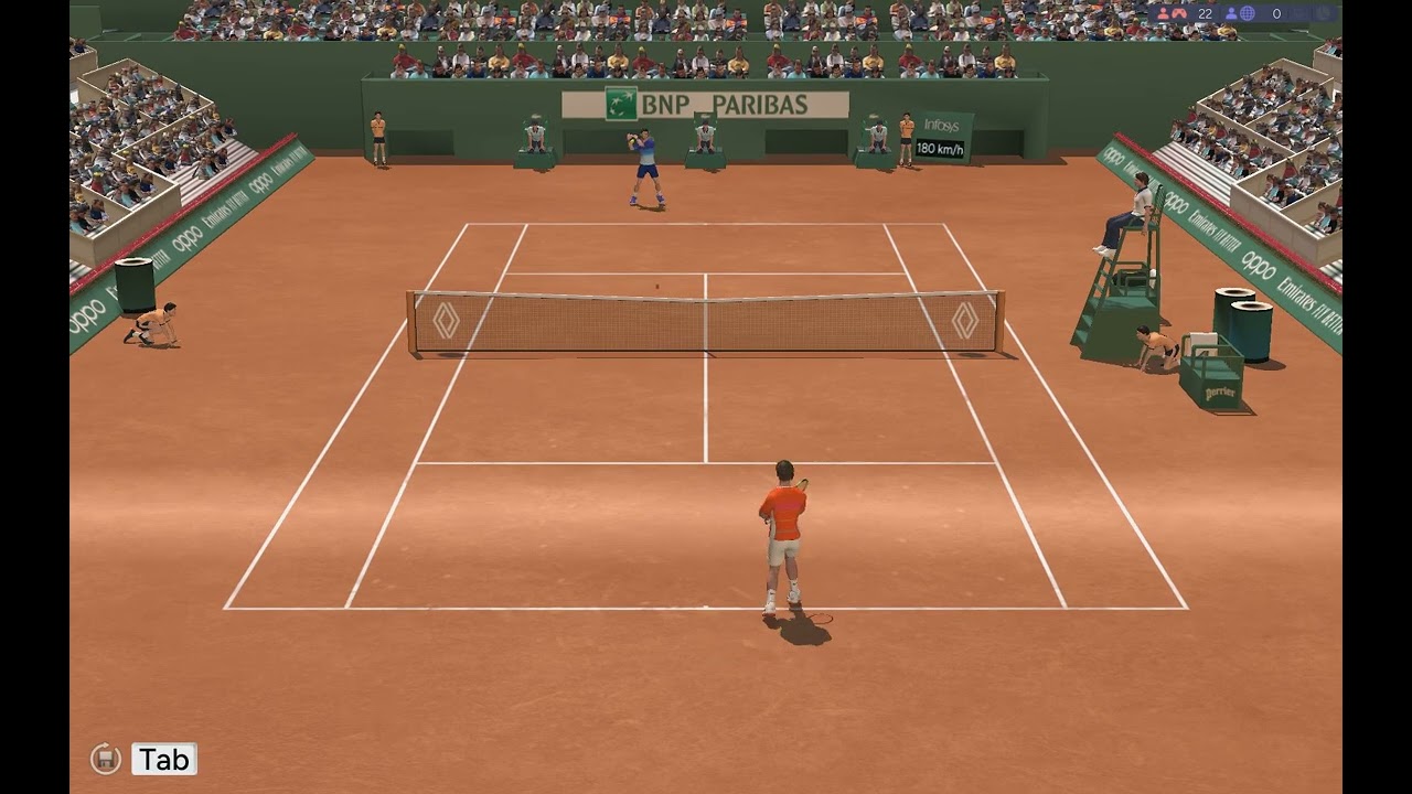Full Ace Tennis Simulator: Nadal VS Djokovic (Olympics 24 Paris)