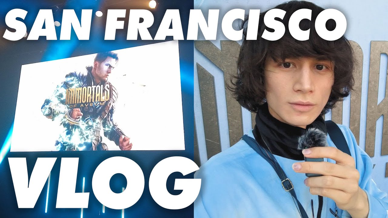 【Vlog】新作ゲームを遊ぶ案件でアメリカまで行くことになった【アヴェウムの騎士団】