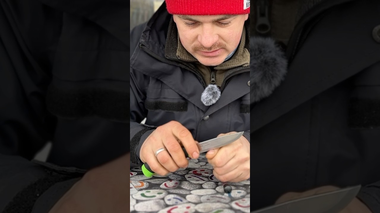 КАК ЗАТОЧИТЬ  НОЖ MORA  #bushcrafttools #survival #выживание #edc