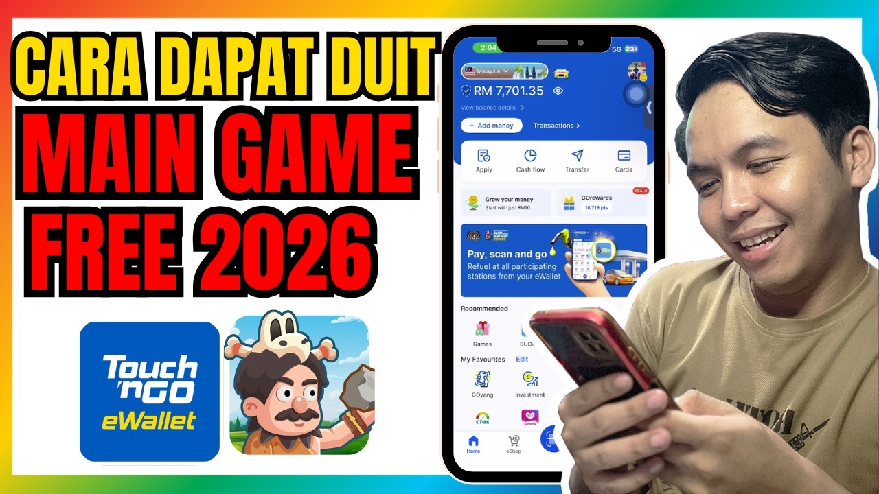 APP MAIN GAME DAPAT TANPA MODAL BUAT DUIT TOUCH N GO EWALLET 2026