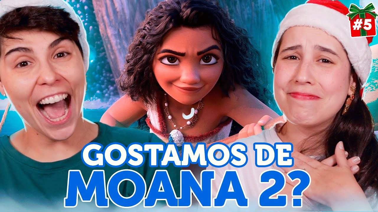 SAÍMOS DO CINEMA CHORANDO? - MOANA 2 (COM SPOILERS)! | Vlogmas #5