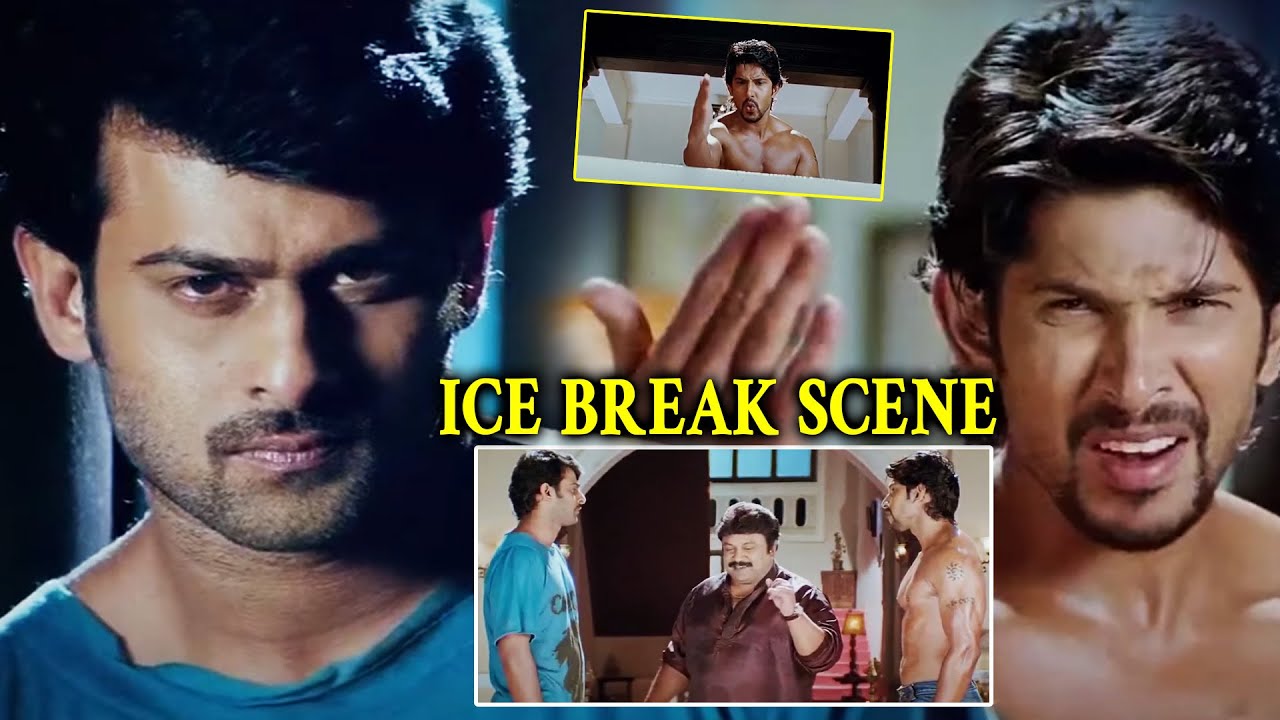 Prabhas And Vamsi Krishna Ice Break Challenge Scene || Darling Movie Scenes || Cine Square
