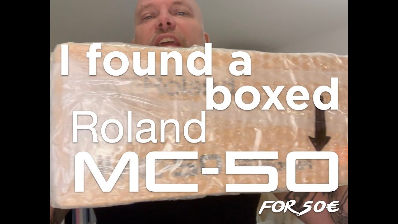 Я нашел Roland MC-50 в коробке за 50 евро.