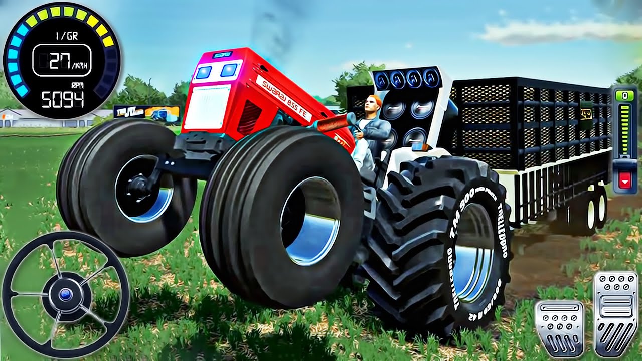 Indian Farming Transport Walkthrough - Real Tractor Driving Simulator 2025 - Android GamePlay