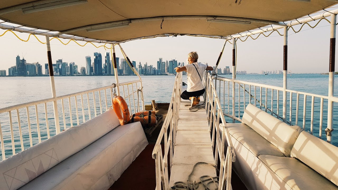 Перелет катарскими авиалиниями и один день в Дохе 😎👻