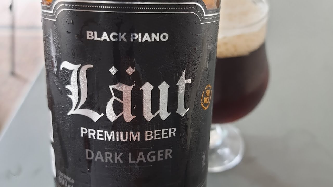 Degusta&ccedil;&atilde;o da Cerveja L&auml;ut beer Black piano Dark Lager #lautbeer #darklager #cervejaescura #beer