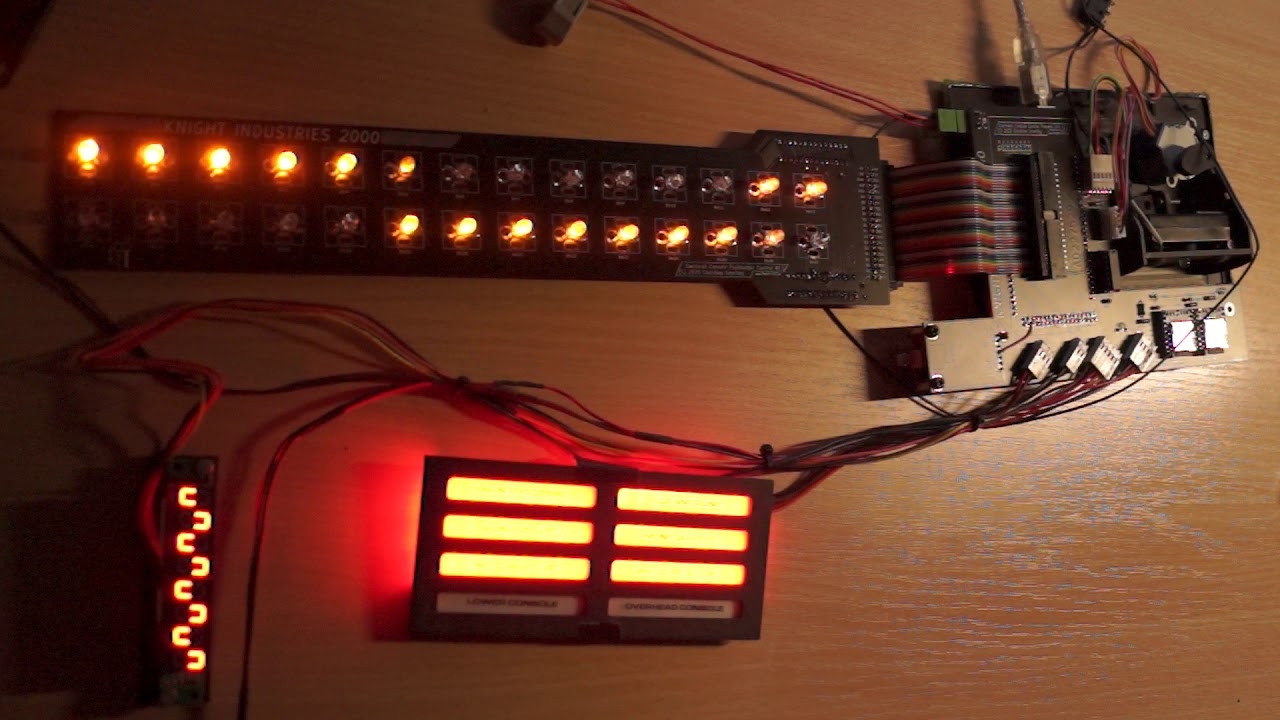 Project-KITT.de: KITT Overhead Console Electronics