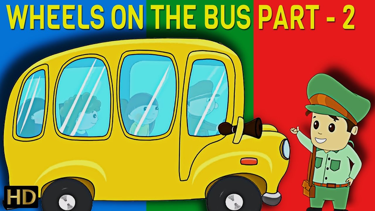 Wheels On The Bus (ബസിൽ ചക്രങ്ങൾ) Nursery Rhymes | Super Hit Malayalam Nursery Rhyme For Kids