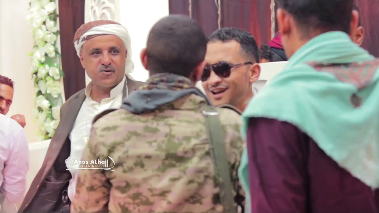 عرس الشاب زكريا جازم طالب جامعي وجريح حرب، فقد بصره في إحدى المعارك للدفاع عن مدينة تعز