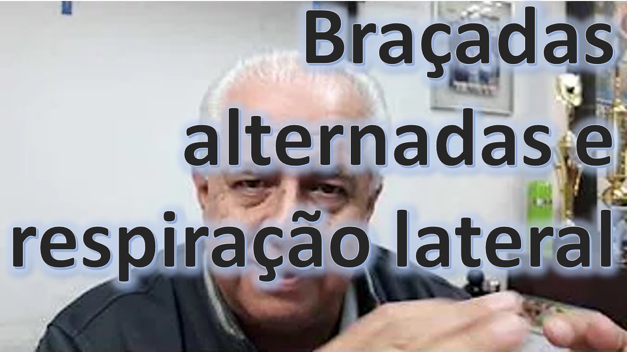 Braçadas alternadas e a respiração do Crawl