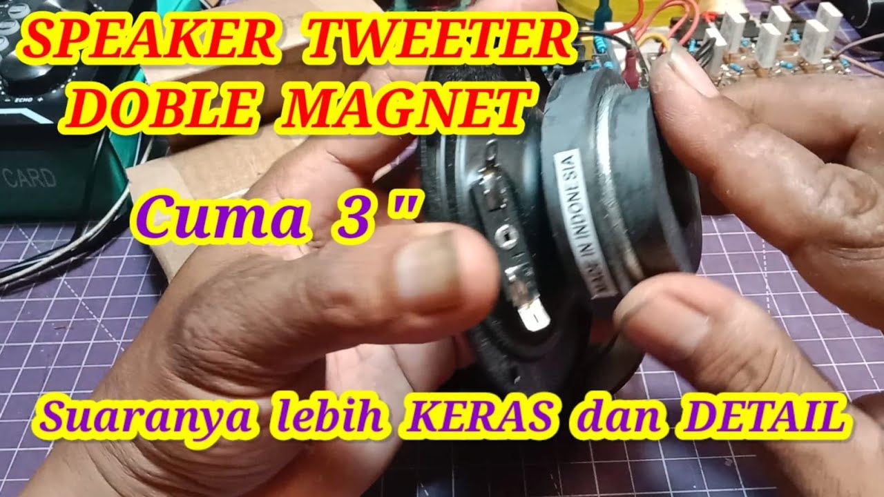Speaker tweeter dobel magnet