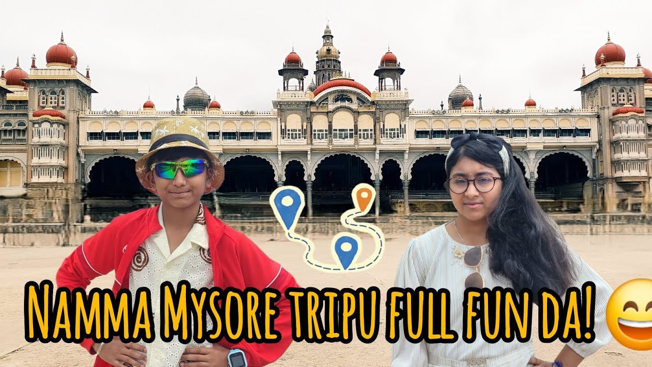 Namma Mysore tripu full fun da! 😄  Exploring KRS Dam, Cauvery River & Palace Lights | Tamil Vlogger