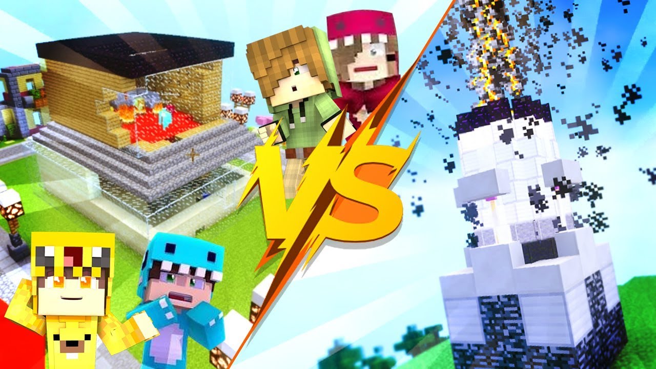 BASE DE AMIWITOS VS MISIL LASER!! 💙💚💖💛 MINECRAFT CON BEBE MILO, VITA, MORA Y ADRI - ROLEPLAY 😍