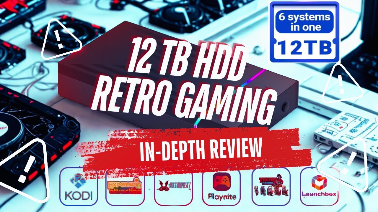 12TB 6-in-1 Gaming Hard Drive | In-Depth Review | Launchbox - Retrobat - Hyperspin - Tekno Parrot