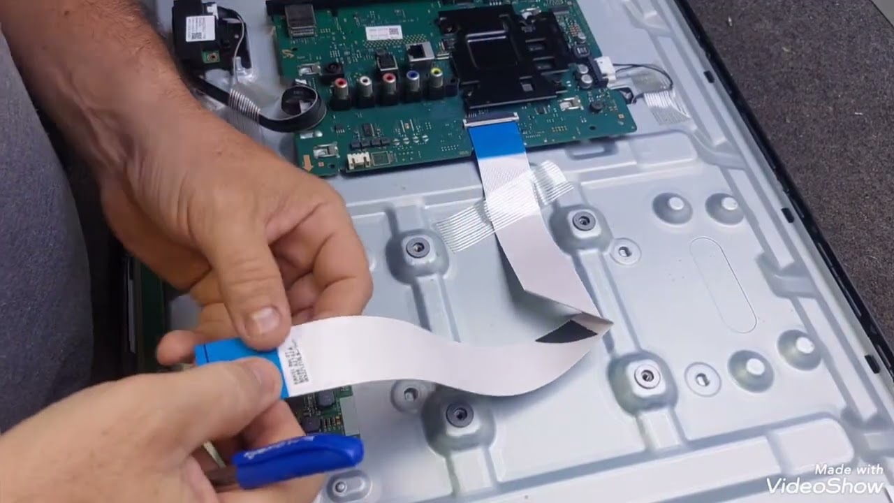 Adapitacao de tela lg 32 na sansung  smart 32t4300 procedimento no cabo lvds tambem