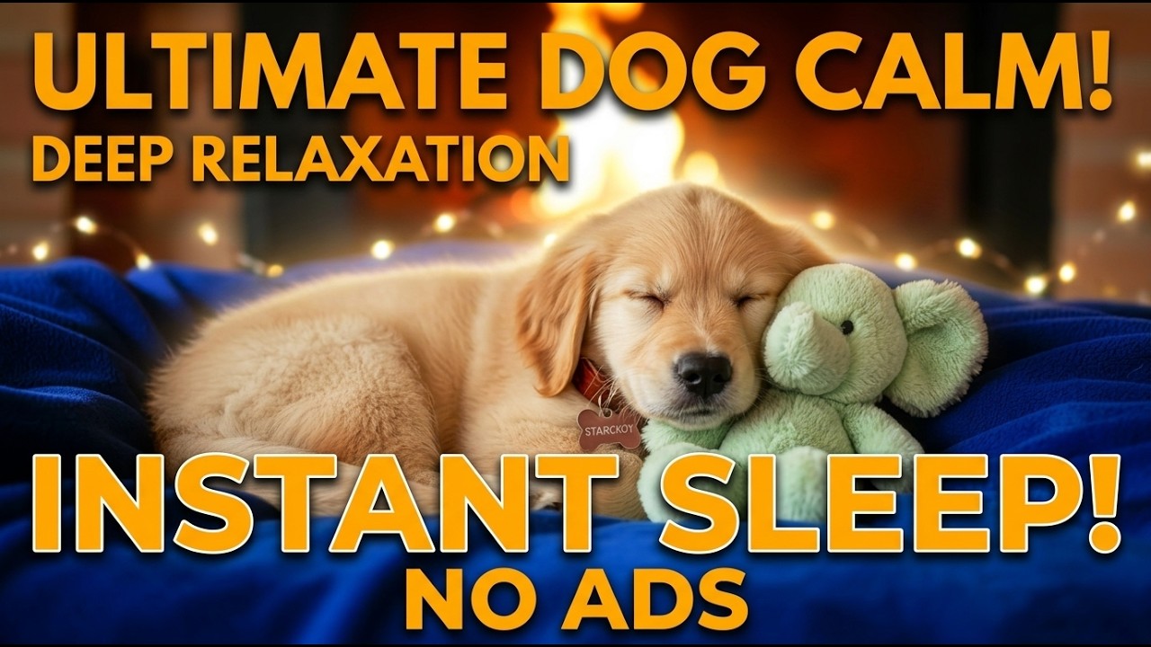 Dog Sleep Music for Dogs 🐶 Soothing Calming Sounds for Separation Anxiety Relief