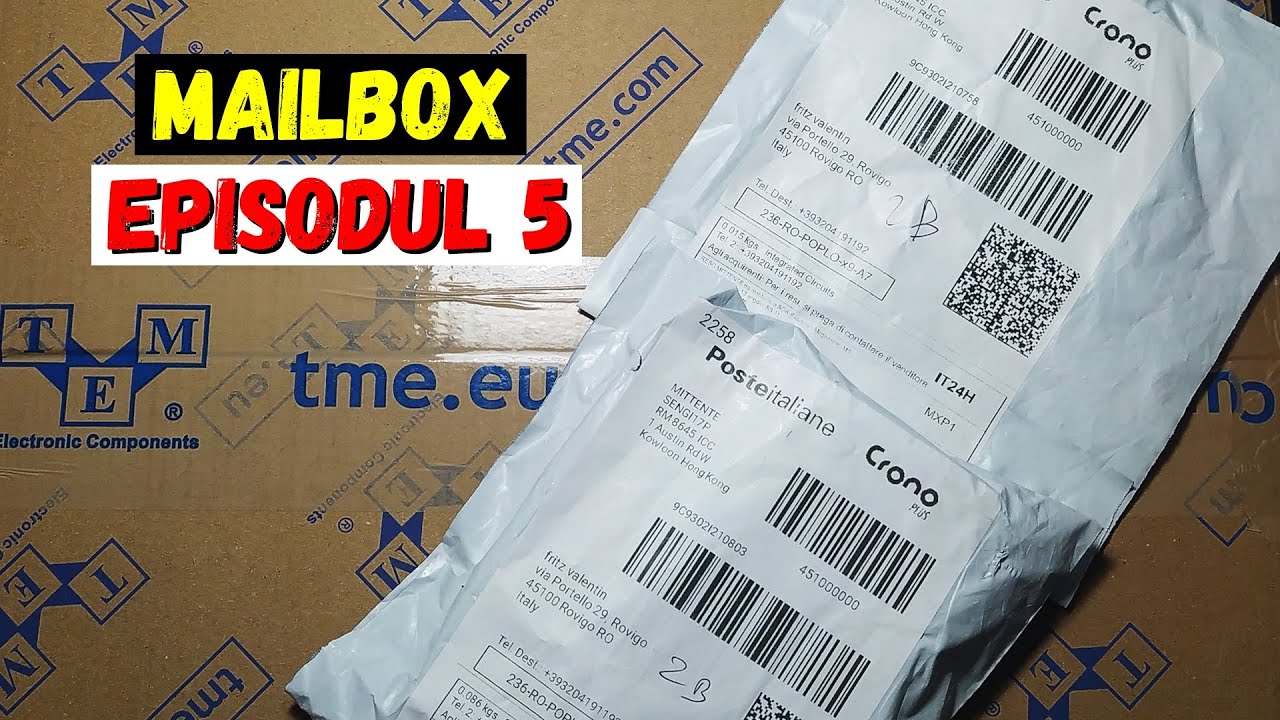 Despachetam cateva colete cu electronice cumparate de pe TME si Aliexpress / MailBox Episodul 5