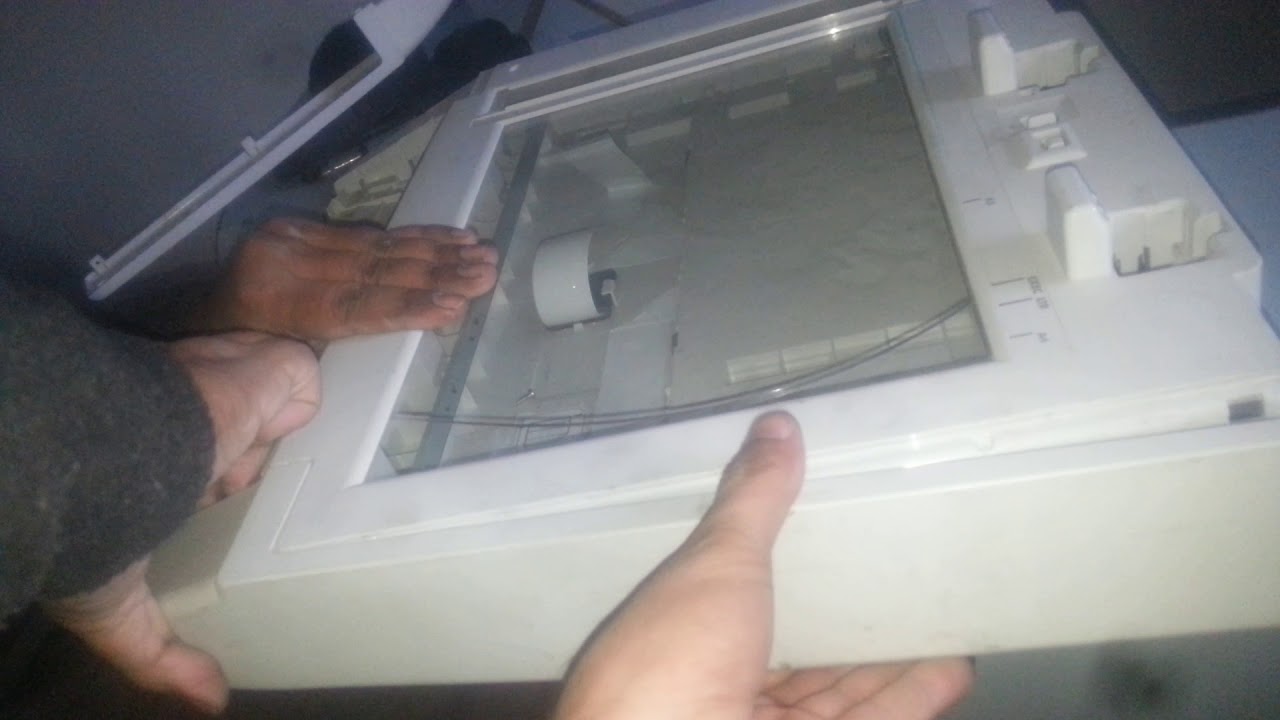 Hp m3035 how to replace broken glass