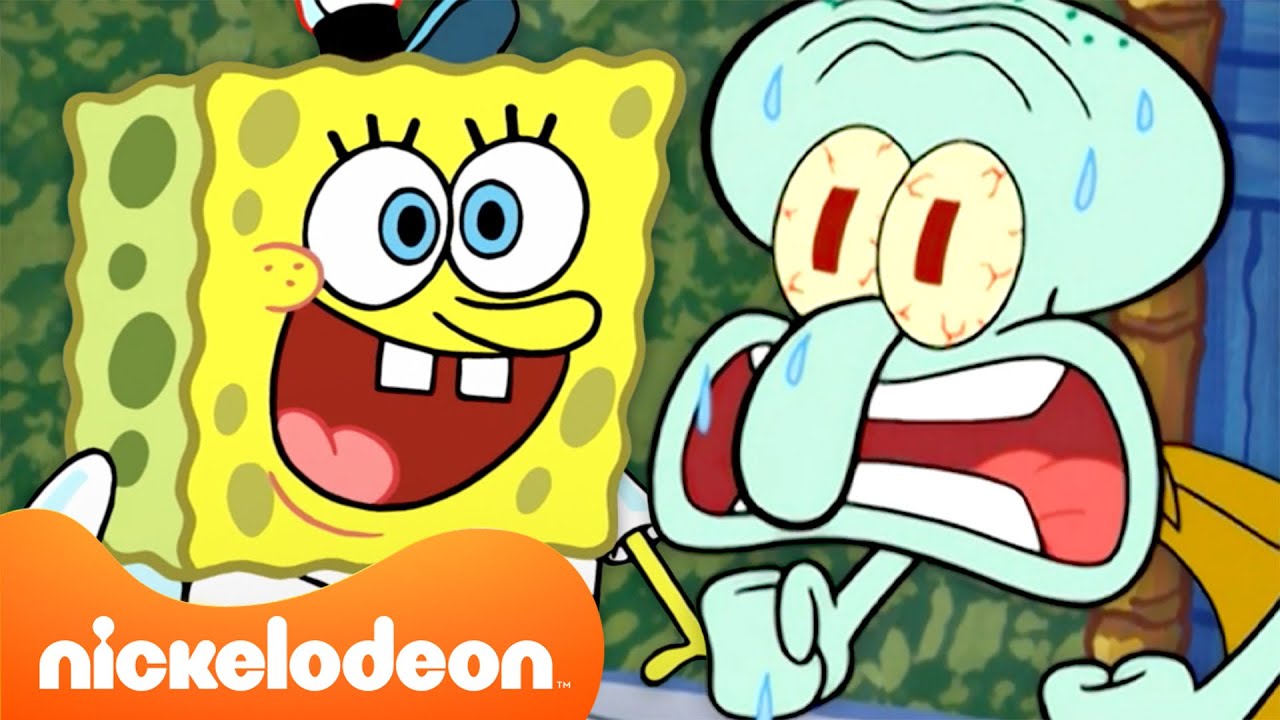 SpongeBob | Squidward BERTERIAK pada SpongeBob Selama 30 Menit 📣 | Nickelodeon Bahasa