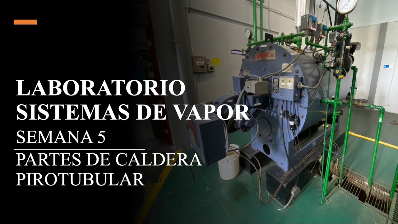 SEMANA 5 LABORATORIO SISTEMAS DE VAPOR PARTES DE CALDERA PIROTUBULAR