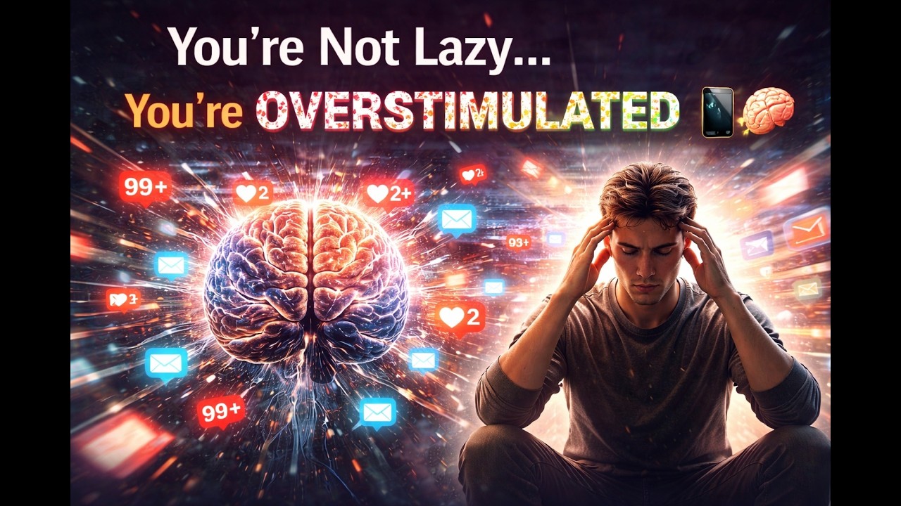 You’re Not Lazy… You’re Overstimulated