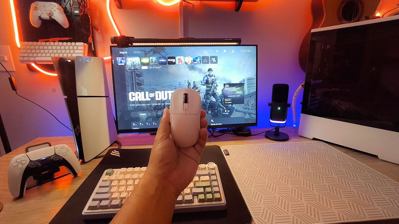 POV: COMO É JOGAR COM MOUSE E TECLADO NO PLAYSTATION 5 SLIM