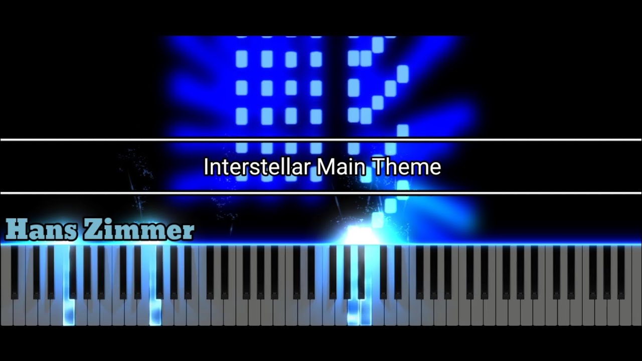 Hans Zimmer - Interstellar Main Theme (Epic Piano Cover) - //Gabriel Piano// - Synthesia LED Effects