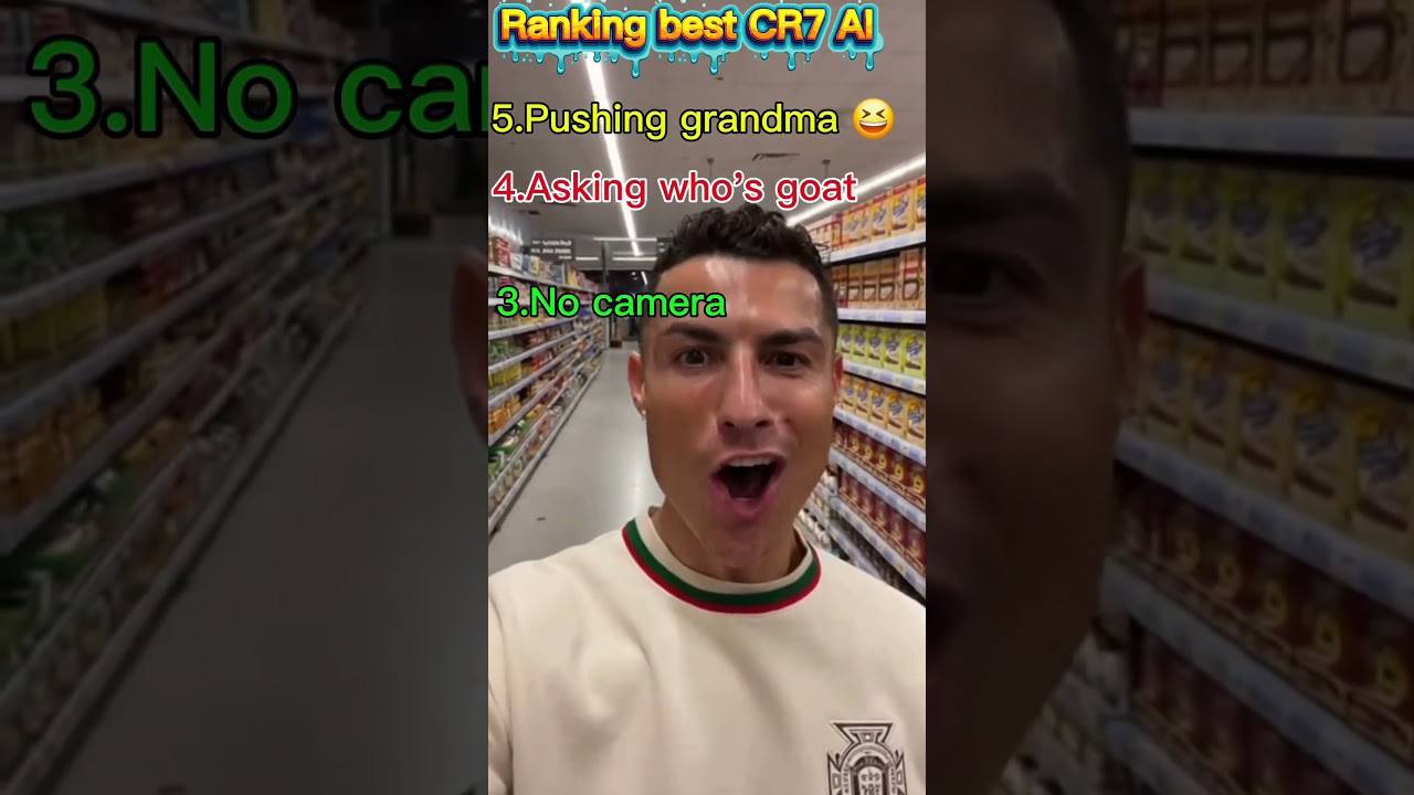 Ranking CR7 AI funny moments