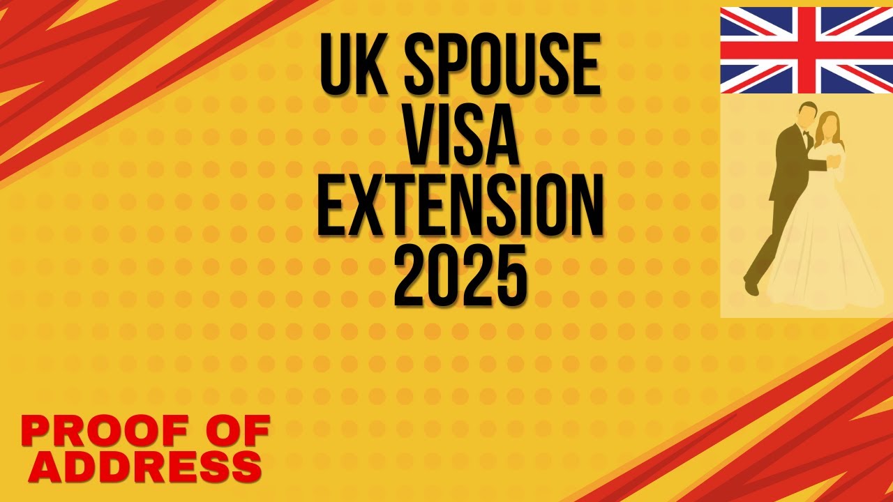 UK spouse visa Extension 2025 | Proof of address | Evidence of living together UK spouse visa 2025
