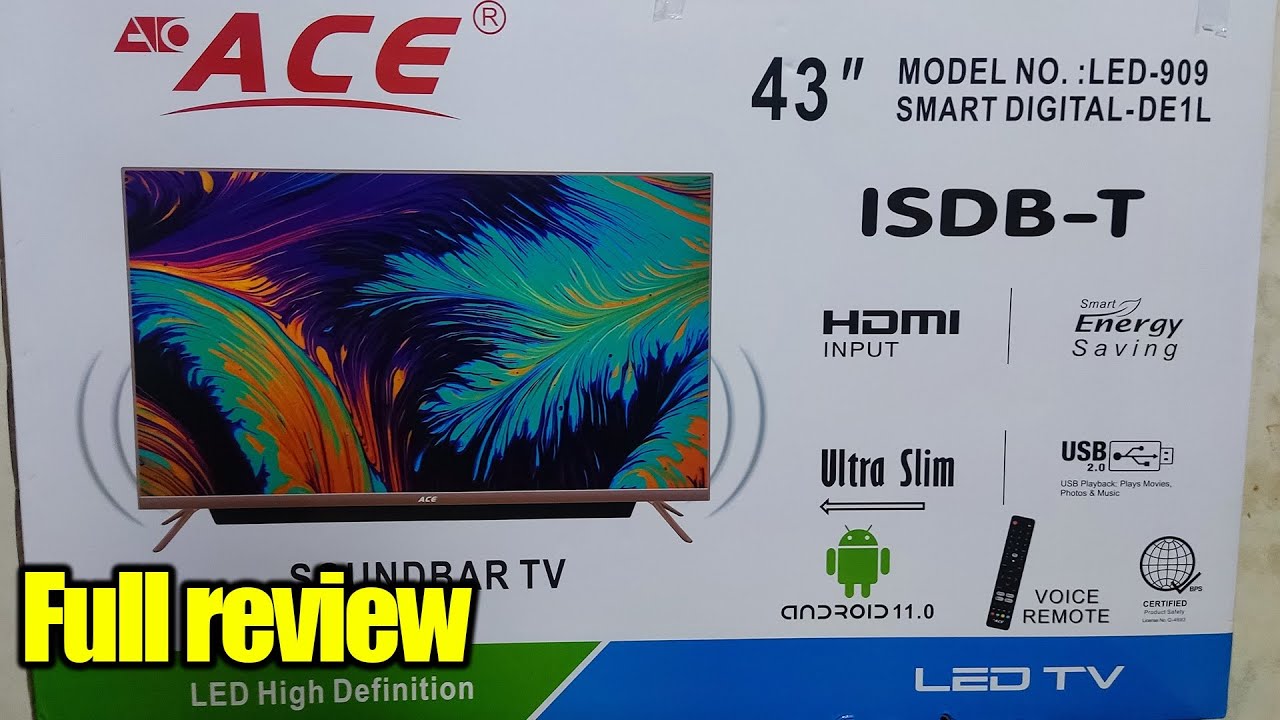 Murang tv na may voice Remote and more | ACE 43