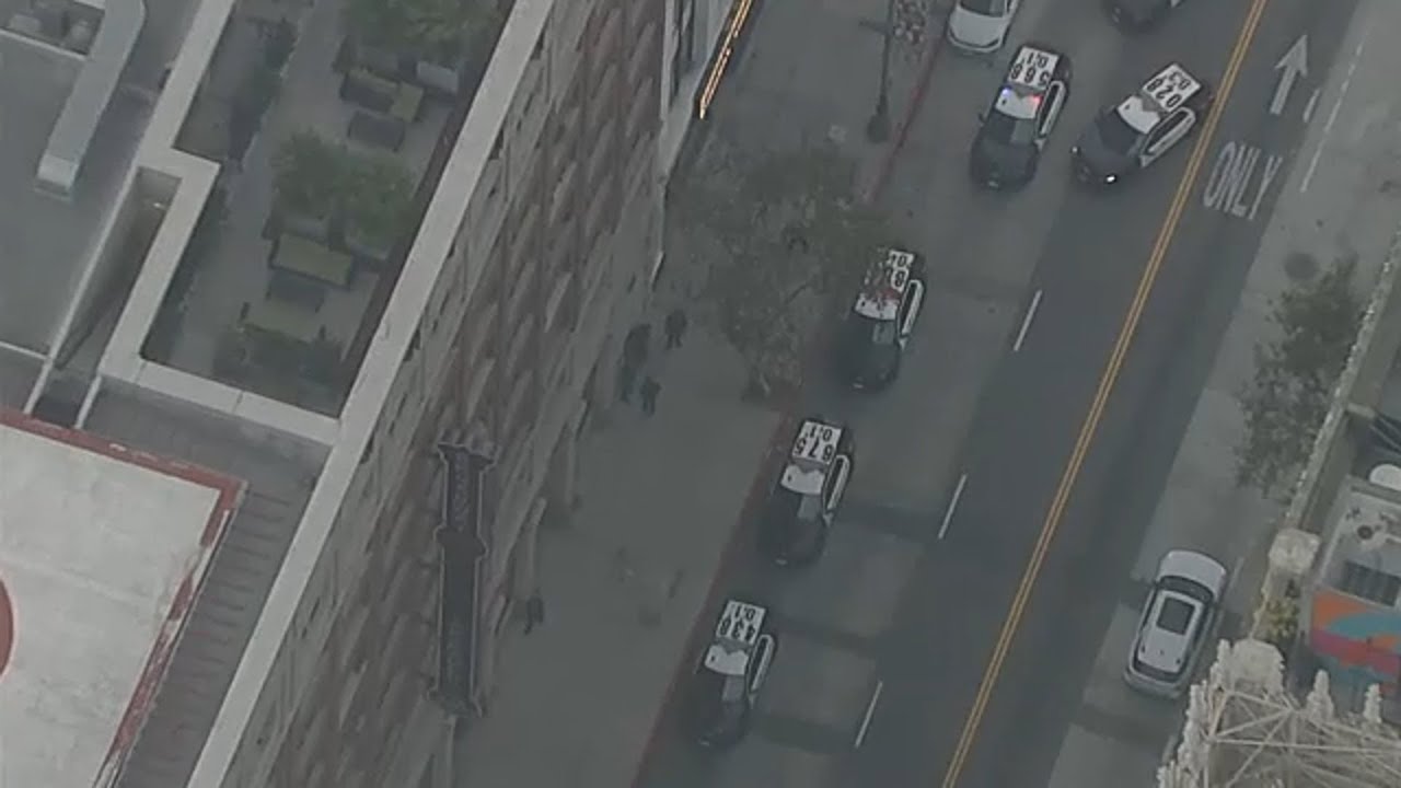 Police surround DTLA apartments after shooting call