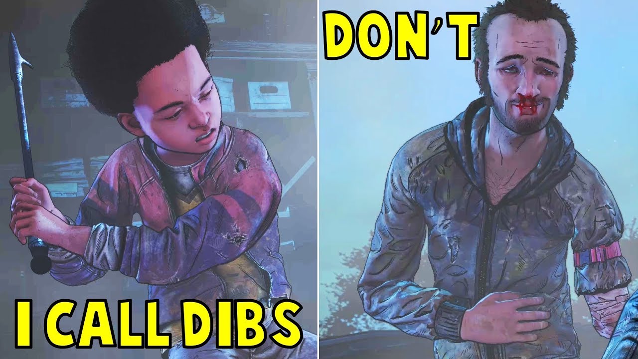 AJ Gets Dibs On Abel vs Don't AJ -All Choices- The Walking Dead The Final Season Episode 2