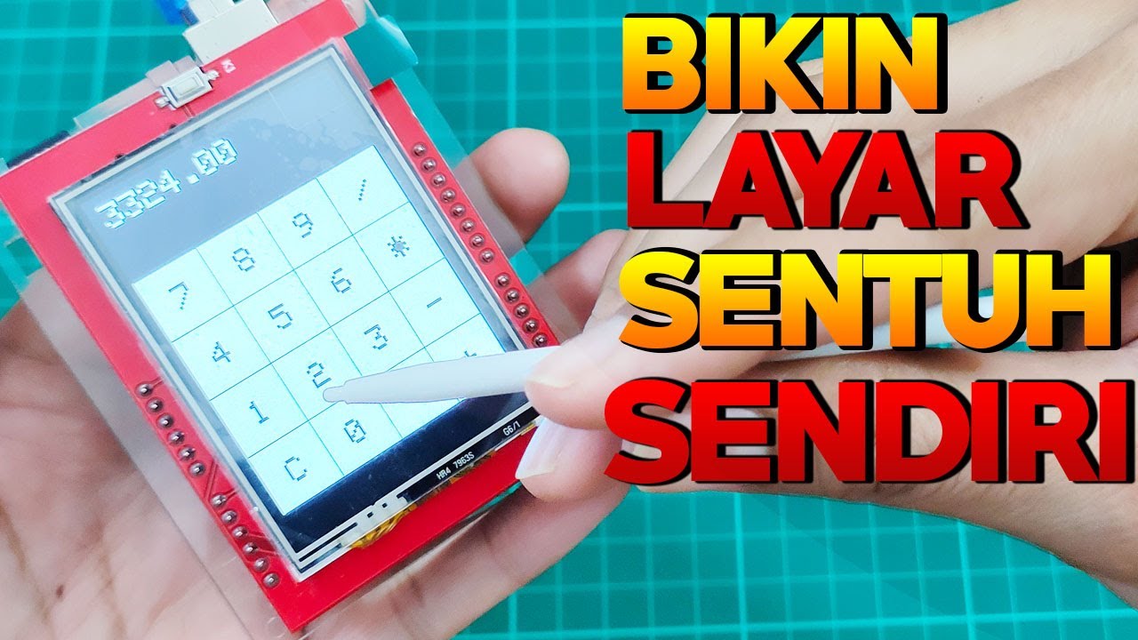 Membuat Kalkulator Layar Sentuh Menggunakan 2.4 inch TFT LCD - Arduino Project Indonesia