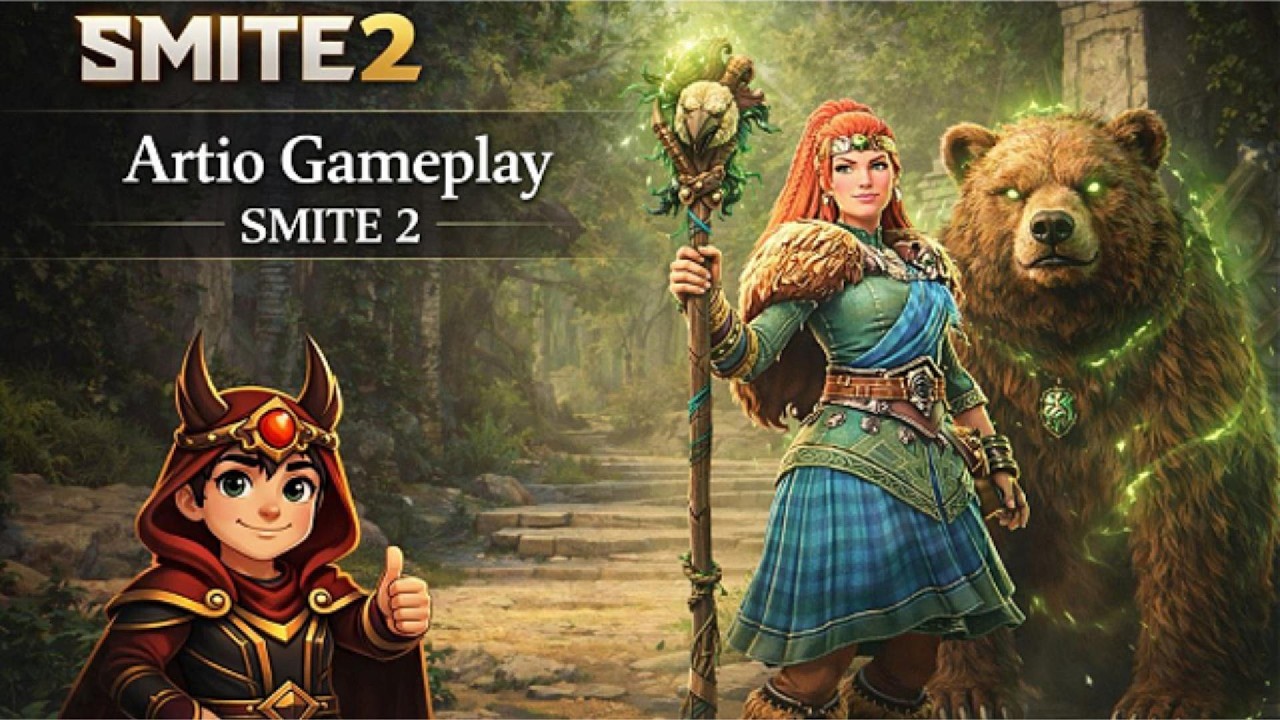 Artio Gameplay  SMITE 2  #smite #smite2