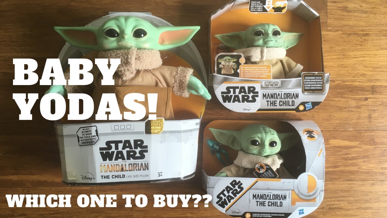 Which Baby Yoda toy is for You? Star Wars Mandalorian -The Child review