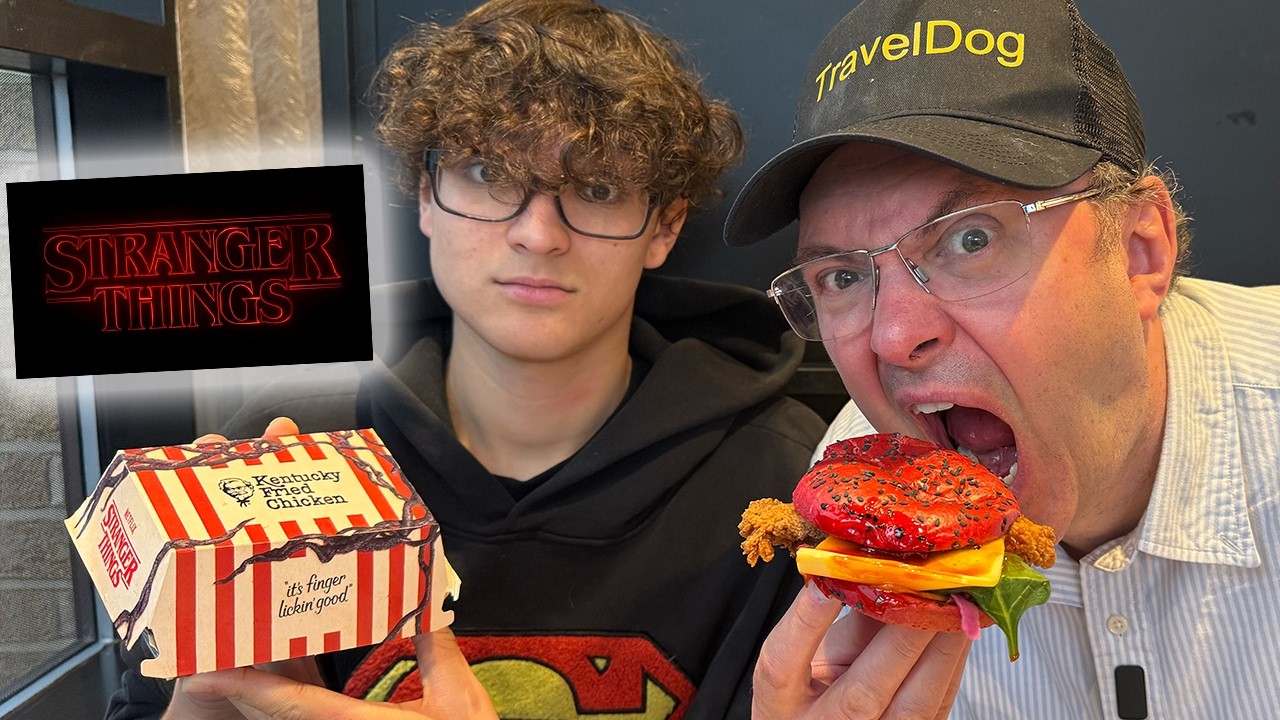 Мы попробовали меню «Очень странные дела» от KFC!