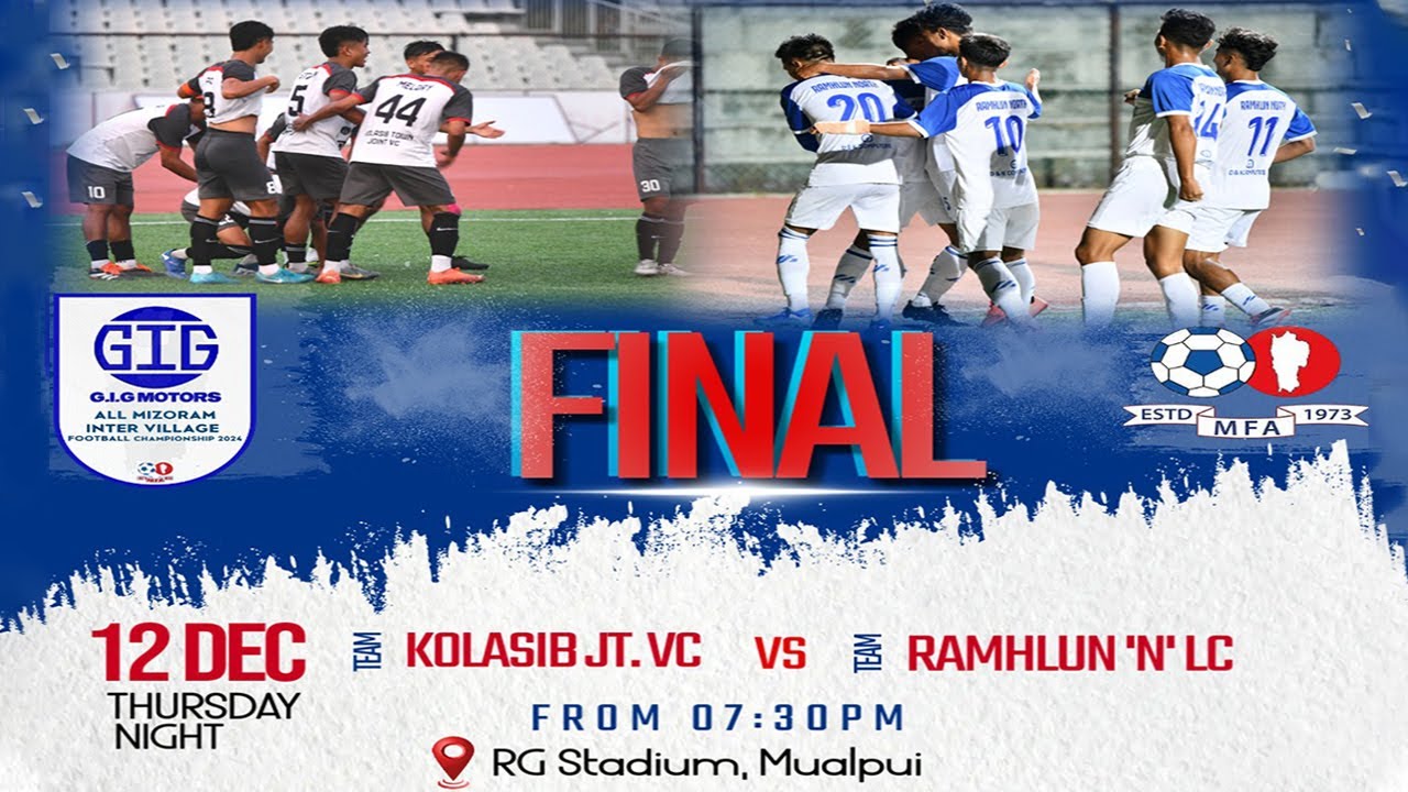 KOLASIB vs RAMHLUN NORTH | INTER VILLAGE FOOTBALL CHAMPIONSHIP 2024 FINAL | LIVE