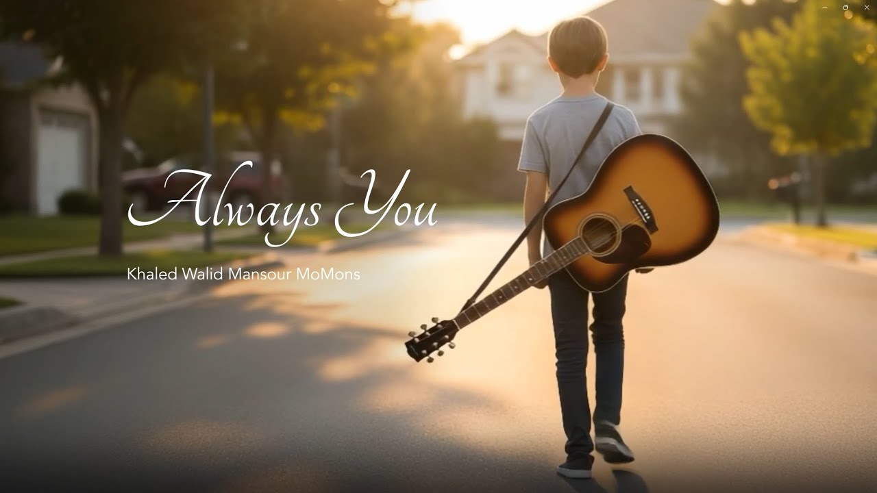 Always You – Khaled Walid Mansour (Official Lyric Video)