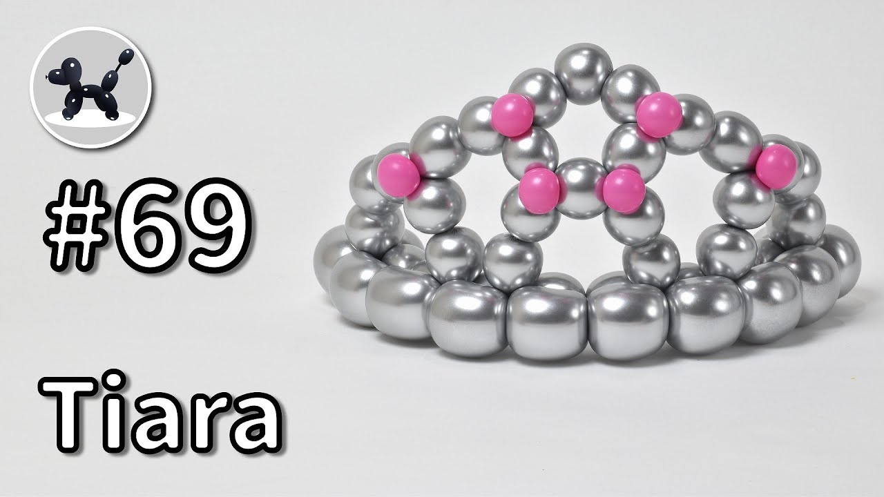Tiara - How to Make Balloon Animals #69 / バルーンアートの作り方 #69 (ティアラ)