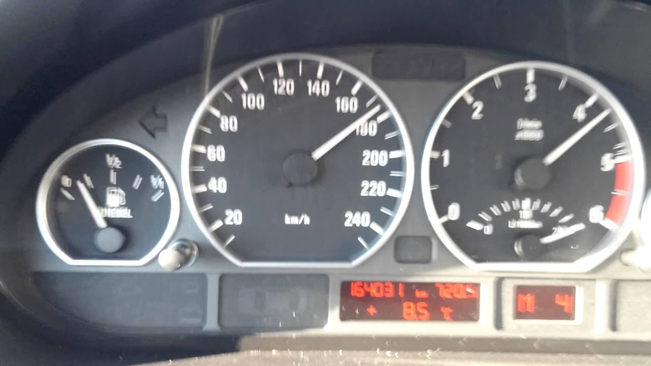 BMW 330d e46 240hp 100-200kmh acceleration
