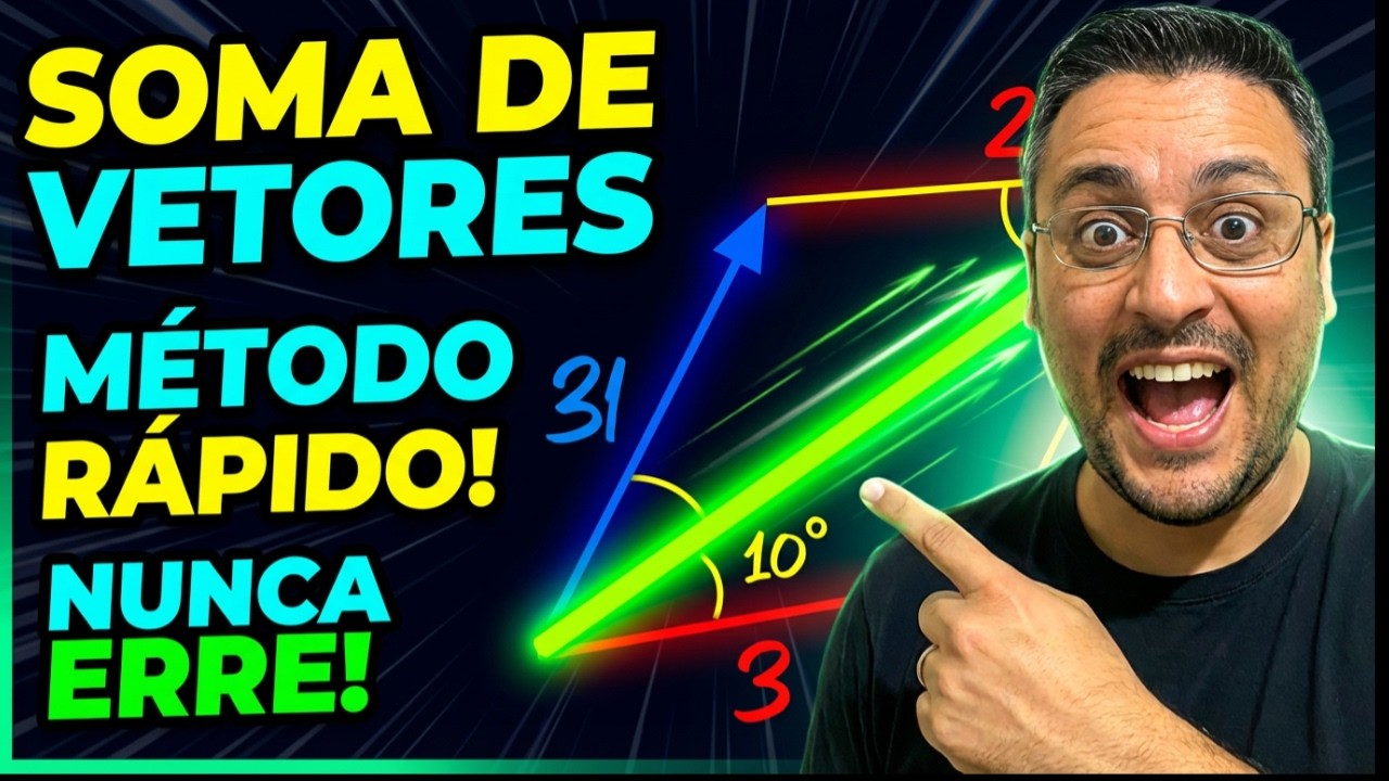 🔥 SOMA DE VETORES em 10 MINUTOS: O Método Secreto que Cai em TODAS as Provas! 📐💥