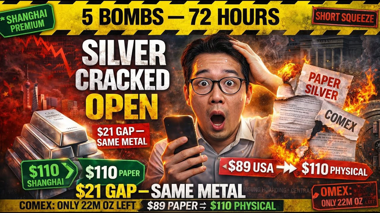 Игра окончена! Хранилища COMEX рухнули, осталось всего 22 миллиона унций, Шанхайская биржа достиг...