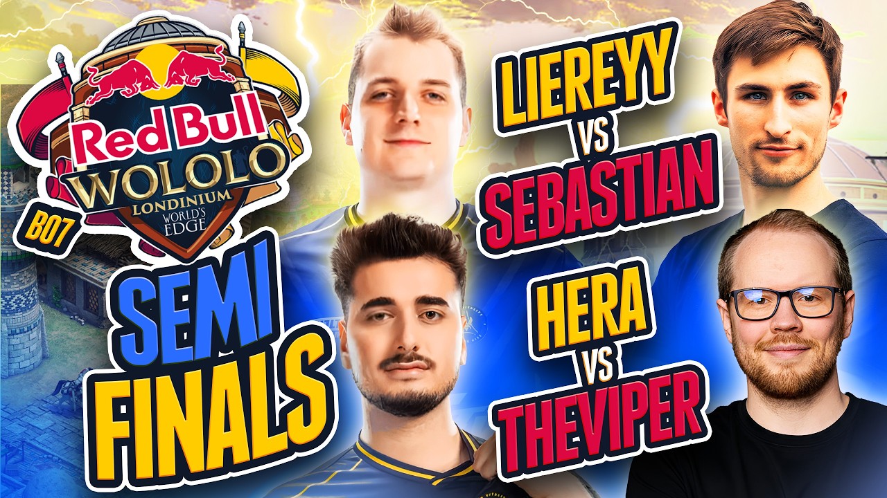 Redbull Wololo Londinium Liereyy vs Sebastian |  Hera vs TheViper #ageofempires