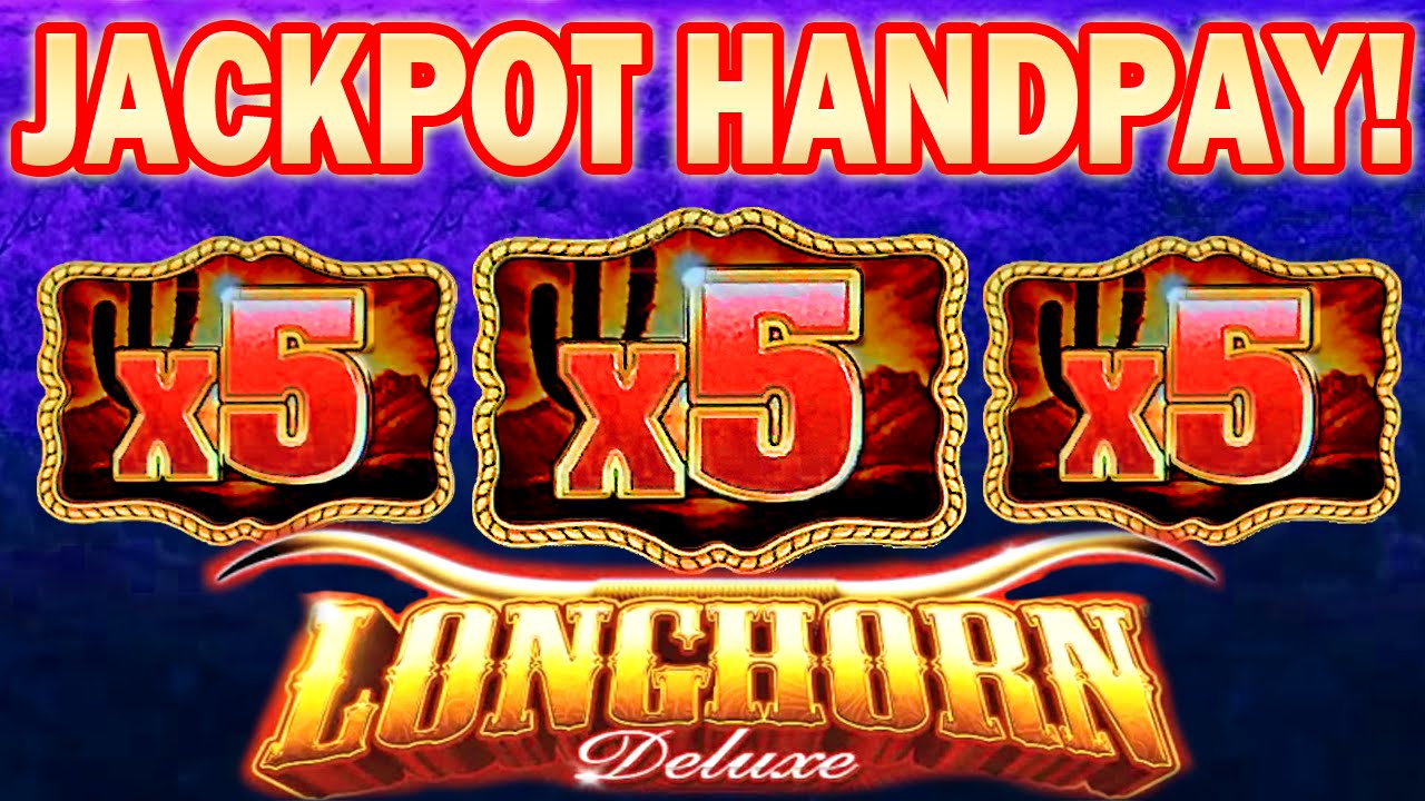 ★ HUGE JACKPOT HANDPAY ★ LONGHORN DELUXE SLOT MACHINE BONUS SUPER MEGA BIG WIN Aristocrat Slots