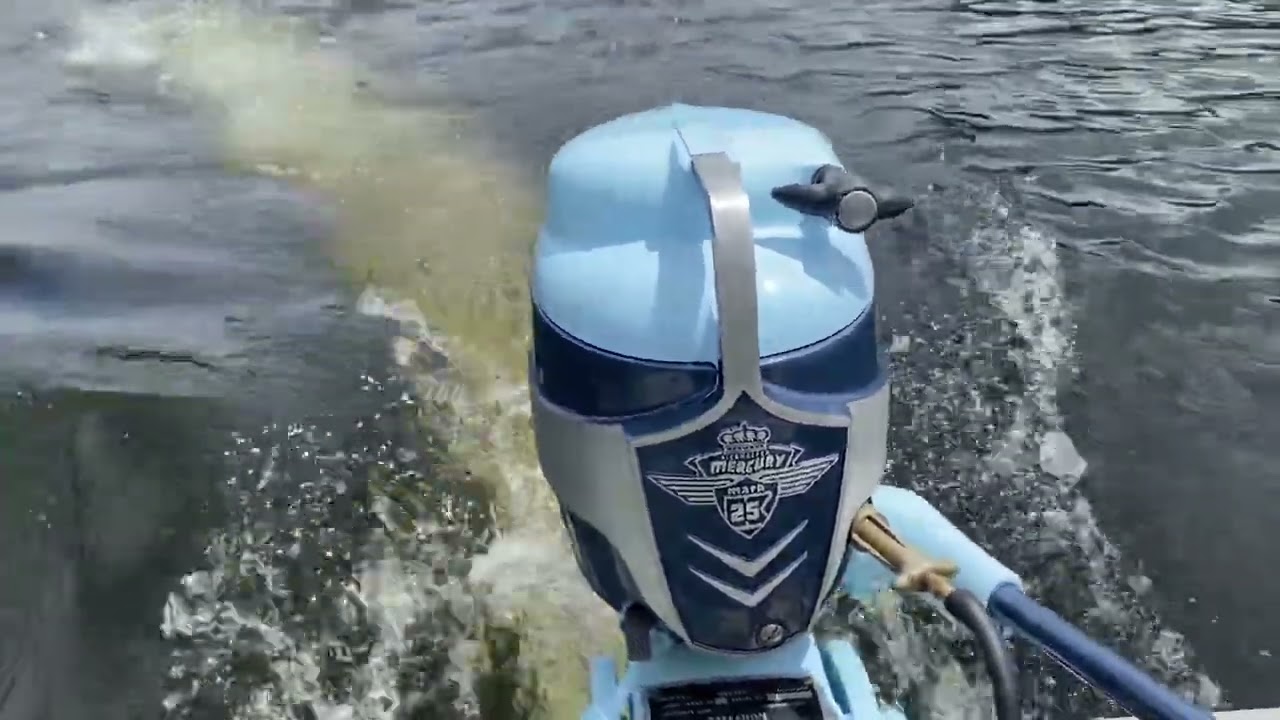 1956 Mercury Mark 25 antique outboard AOMCI SOLD