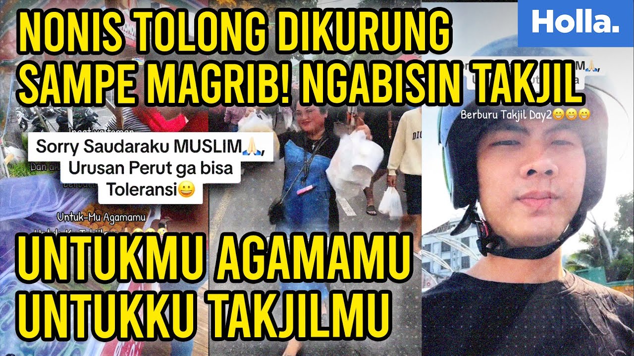 NONIS TOLONG DIKURUNG SAMPE MAGRIB! NGABISIN TAKJIL